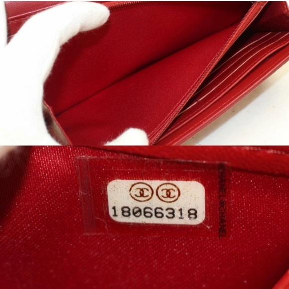 Authentic Chanel Camellia Long Wallet - Picture 8 of 12